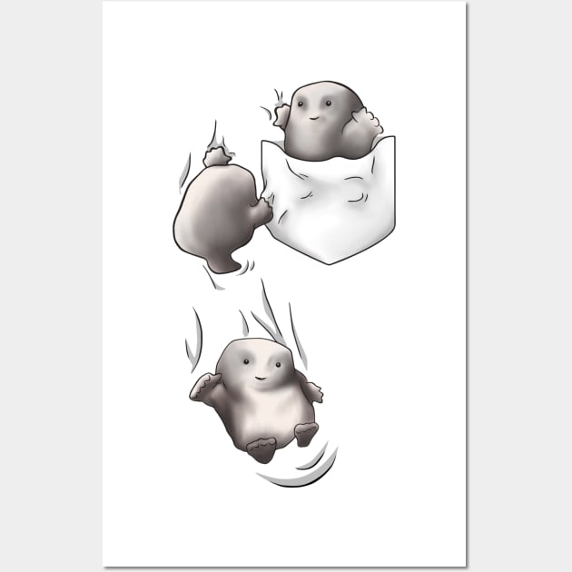 Pocket Adipose Wall Art by Silveretta